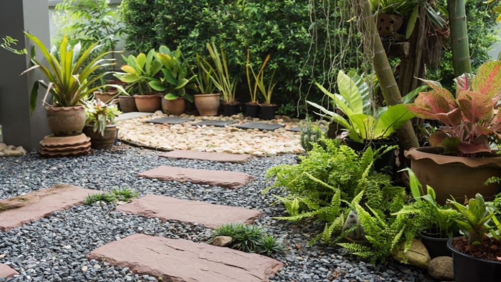 rocks in gardens